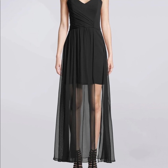 Nicole Miller Strapless Black Gown Size 8 - runs small - Picture 5 of 5